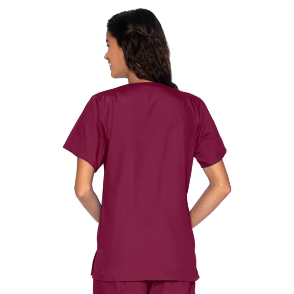 Landau - Essentials - Women's Four-Pocket Snap-Front V-Ne... - Landau - Essentials - Women's Four-Pocket Snap-Front V-Ne... - Image 16 of 17