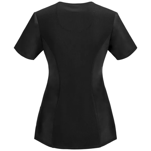 Infinity - Women's Stretch Rib-knit Back Panel Round Neck... - Infinity - Women's Stretch Rib-knit Back Panel Round Neck... - Image 1 of 42