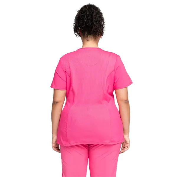 Infinity - Women's Stretch Rib-knit Back Panel Round Neck... - Infinity - Women's Stretch Rib-knit Back Panel Round Neck... - Image 4 of 42