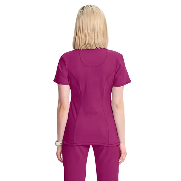 Infinity - Women's Stretch Rib-knit Back Panel Round Neck... - Infinity - Women's Stretch Rib-knit Back Panel Round Neck... - Image 10 of 42
