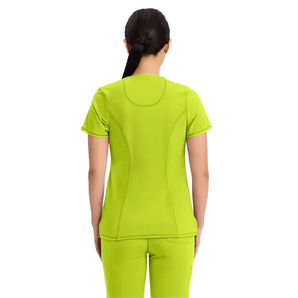 Infinity - Women's Stretch Rib-knit Back Panel Round Neck... - Infinity - Women's Stretch Rib-knit Back Panel Round Neck... - Image 21 of 42