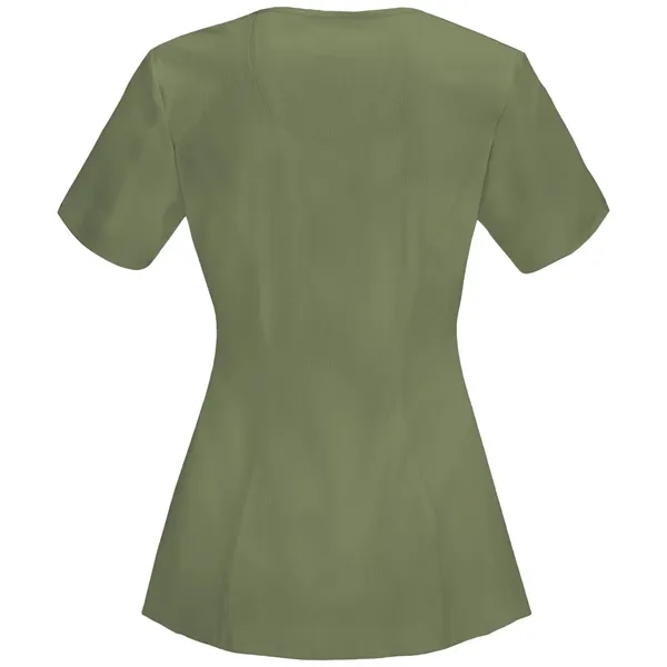 Infinity - Women's Stretch Rib-knit Back Panel Round Neck... - Infinity - Women's Stretch Rib-knit Back Panel Round Neck... - Image 25 of 42