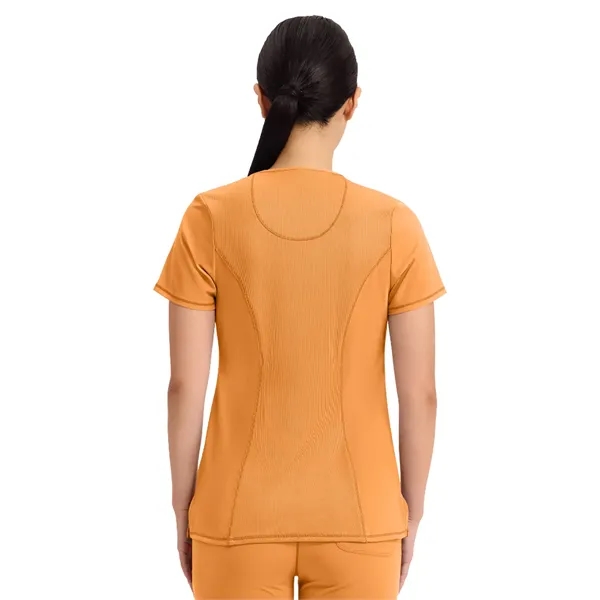 Infinity - Women's Stretch Rib-knit Back Panel Round Neck... - Infinity - Women's Stretch Rib-knit Back Panel Round Neck... - Image 27 of 42
