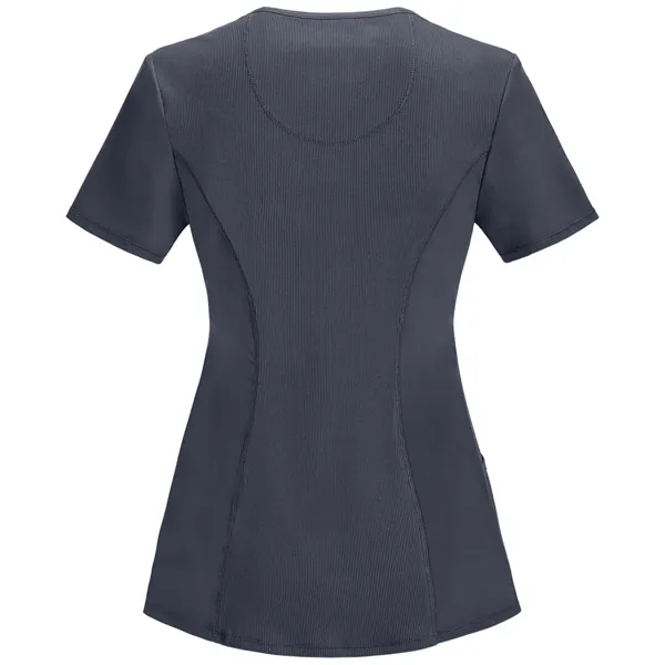 Infinity - Women's Stretch Rib-knit Back Panel Round Neck... - Infinity - Women's Stretch Rib-knit Back Panel Round Neck... - Image 29 of 42