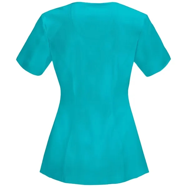 Infinity - Women's Stretch Rib-knit Back Panel Round Neck... - Infinity - Women's Stretch Rib-knit Back Panel Round Neck... - Image 35 of 42
