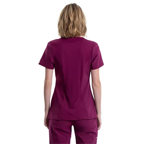 Infinity - Women's Stretch Rib-knit Back Panel Round Neck... - Infinity - Women's Stretch Rib-knit Back Panel Round Neck... - Image 41 of 42