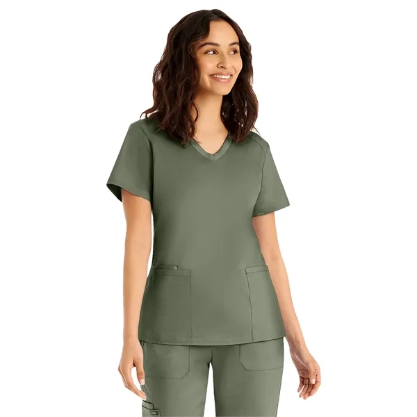 Landau - ProFlex - Women's 3-Pocket V-Neck Top - Landau - ProFlex - Women's 3-Pocket V-Neck Top - Image 19 of 37