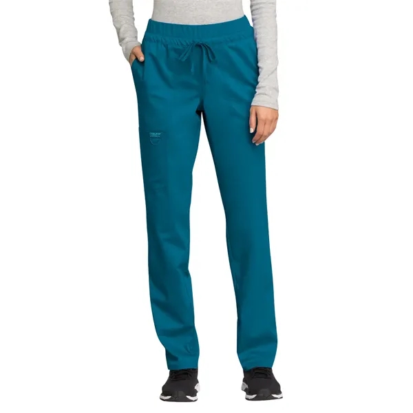 Cherokee - Workwear Revolution - Mid Rise Tapered Leg Dra... - Cherokee - Workwear Revolution - Mid Rise Tapered Leg Dra... - Image 3 of 29