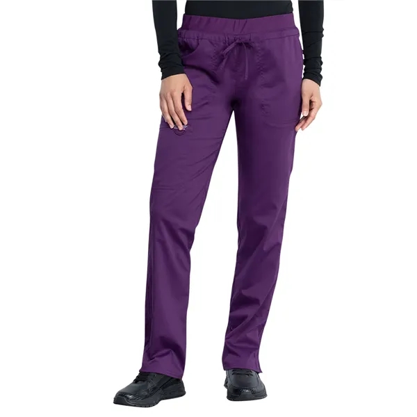 Cherokee - Workwear Revolution - Mid Rise Tapered Leg Dra... - Cherokee - Workwear Revolution - Mid Rise Tapered Leg Dra... - Image 7 of 29