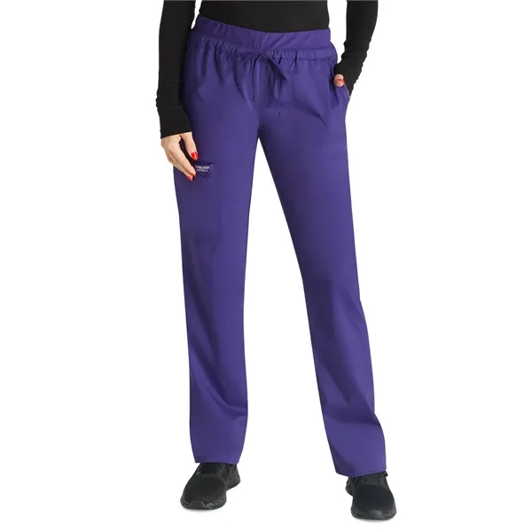 Cherokee - Workwear Revolution - Mid Rise Tapered Leg Dra... - Cherokee - Workwear Revolution - Mid Rise Tapered Leg Dra... - Image 11 of 29