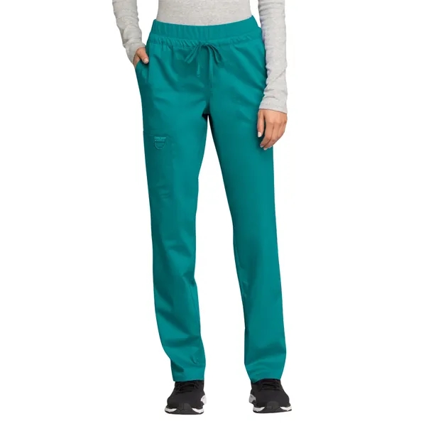 Cherokee - Workwear Revolution - Mid Rise Tapered Leg Dra... - Cherokee - Workwear Revolution - Mid Rise Tapered Leg Dra... - Image 25 of 29