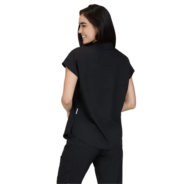 koi - Smiley World - Women's One-Pocket Split Neck Dolman... - koi - Smiley World - Women's One-Pocket Split Neck Dolman... - Image 1 of 3