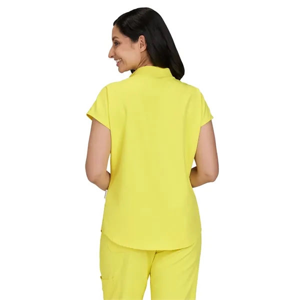 koi - Smiley World - Women's One-Pocket Split Neck Dolman... - koi - Smiley World - Women's One-Pocket Split Neck Dolman... - Image 2 of 3
