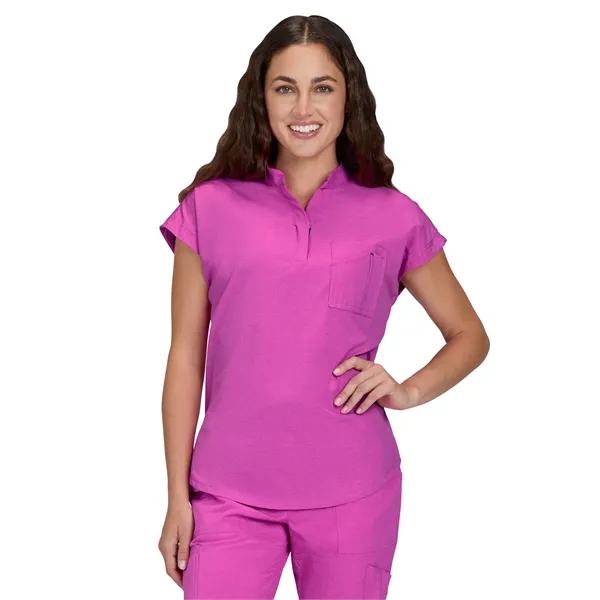 koi - Solis - Women's Zipper Neck Combo Chest Pocket Catr... - koi - Solis - Women's Zipper Neck Combo Chest Pocket Catr... - Image 5 of 11