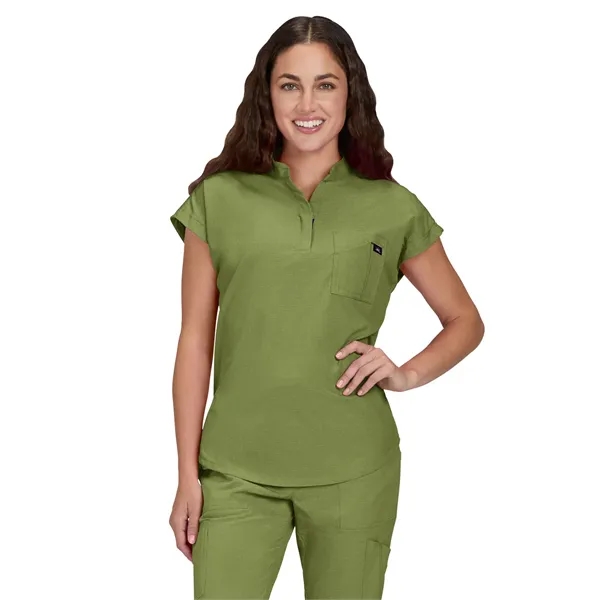 koi - Solis - Women's Zipper Neck Combo Chest Pocket Catr... - koi - Solis - Women's Zipper Neck Combo Chest Pocket Catr... - Image 7 of 11