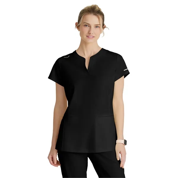 Skechers - Women's Two-Pocket Placket V-Neck Coast Scrub Top - Skechers - Women's Two-Pocket Placket V-Neck Coast Scrub Top - Image 3 of 17