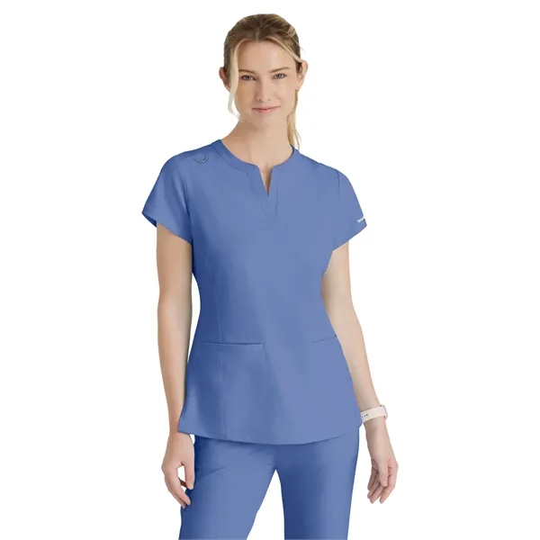 Skechers - Women's Two-Pocket Placket V-Neck Coast Scrub Top - Skechers - Women's Two-Pocket Placket V-Neck Coast Scrub Top - Image 7 of 17