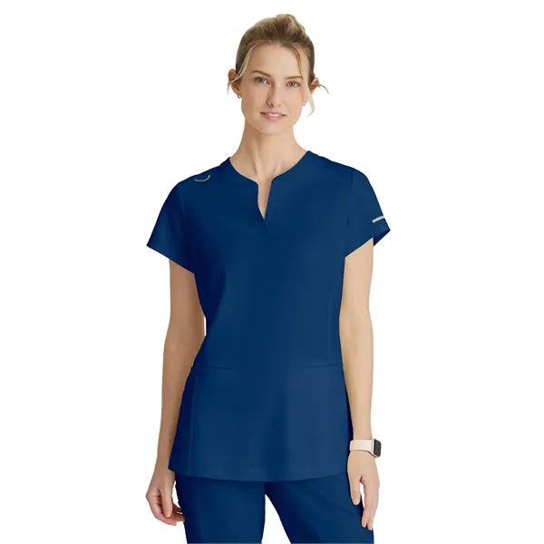 Skechers - Women's Two-Pocket Placket V-Neck Coast Scrub Top - Skechers - Women's Two-Pocket Placket V-Neck Coast Scrub Top - Image 9 of 17