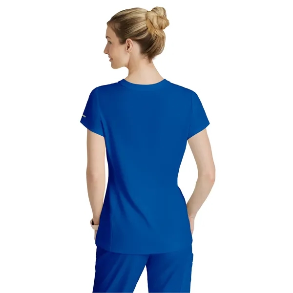 Skechers - Women's Two-Pocket Placket V-Neck Coast Scrub Top - Skechers - Women's Two-Pocket Placket V-Neck Coast Scrub Top - Image 10 of 17