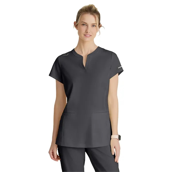 Skechers - Women's Two-Pocket Placket V-Neck Coast Scrub Top - Skechers - Women's Two-Pocket Placket V-Neck Coast Scrub Top - Image 13 of 17
