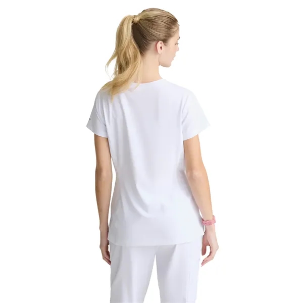 Skechers - Women's Two-Pocket Placket V-Neck Coast Scrub Top - Skechers - Women's Two-Pocket Placket V-Neck Coast Scrub Top - Image 14 of 17