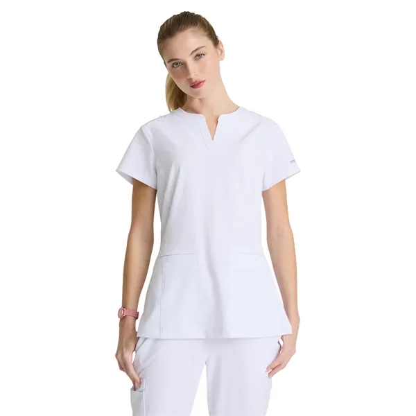 Skechers - Women's Two-Pocket Placket V-Neck Coast Scrub Top - Skechers - Women's Two-Pocket Placket V-Neck Coast Scrub Top - Image 15 of 17