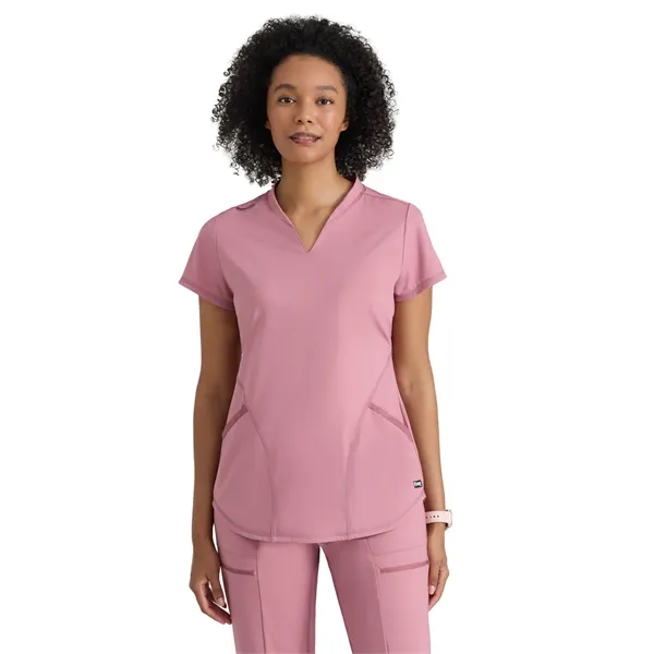 Grey's Anatomy Knit Stretch - Women's Two-Pocket V-Neck D... - Grey's Anatomy Knit Stretch - Women's Two-Pocket V-Neck D... - Image 3 of 13