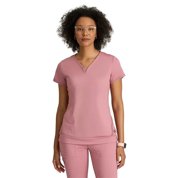 Grey's Anatomy Knit Stretch - Women's Two-Pocket V-Neck M... - Grey's Anatomy Knit Stretch - Women's Two-Pocket V-Neck M... - Image 3 of 11