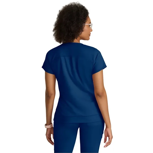 Grey's Anatomy Knit Stretch - Women's Two-Pocket V-Neck M... - Grey's Anatomy Knit Stretch - Women's Two-Pocket V-Neck M... - Image 4 of 11