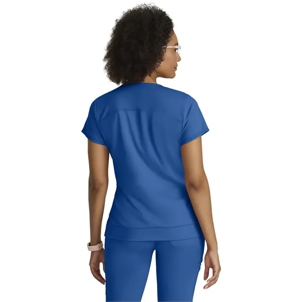 Grey's Anatomy Knit Stretch - Women's Two-Pocket V-Neck M... - Grey's Anatomy Knit Stretch - Women's Two-Pocket V-Neck M... - Image 6 of 11
