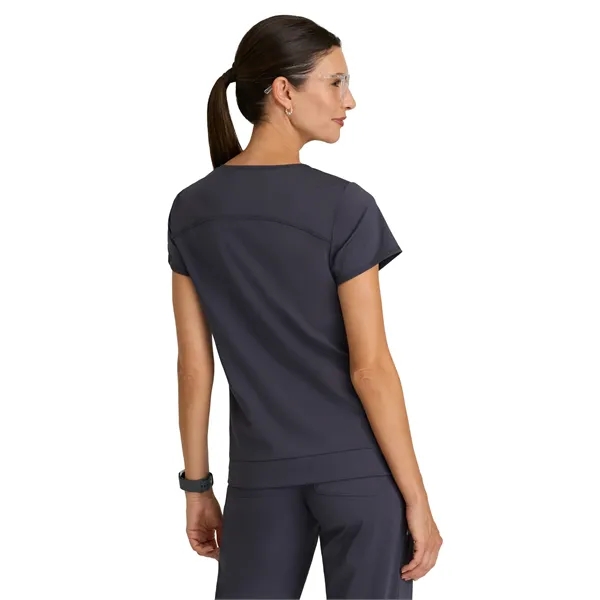 Grey's Anatomy Knit Stretch - Women's Two-Pocket V-Neck M... - Grey's Anatomy Knit Stretch - Women's Two-Pocket V-Neck M... - Image 8 of 11