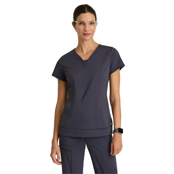 Grey's Anatomy Knit Stretch - Women's Two-Pocket V-Neck M... - Grey's Anatomy Knit Stretch - Women's Two-Pocket V-Neck M... - Image 9 of 11