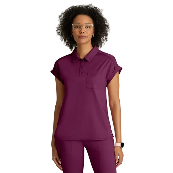 Grey's Anatomy Knit Stretch - Women's One-Pocket Snap Pla... - Grey's Anatomy Knit Stretch - Women's One-Pocket Snap Pla... - Image 11 of 11
