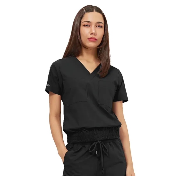 Parkley Quantum - Women's Two-Pocket LUNA Tuck Band V-Nec... - Parkley Quantum - Women's Two-Pocket LUNA Tuck Band V-Nec... - Image 0 of 9