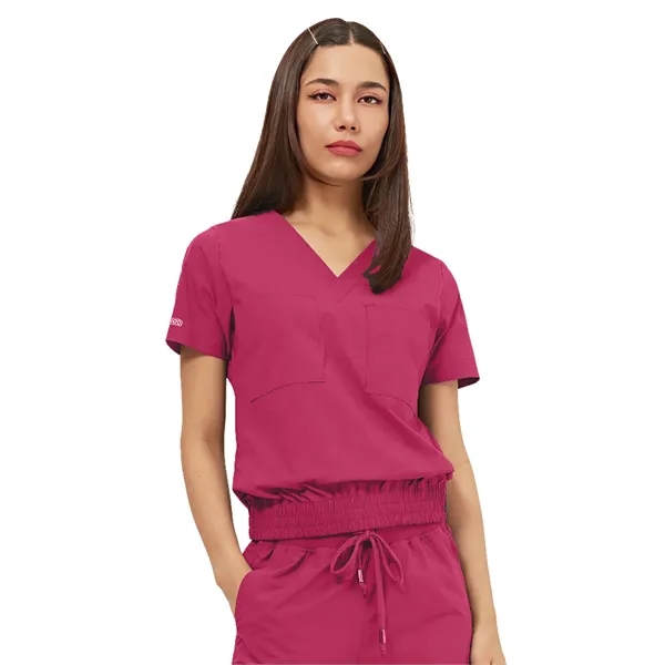 Parkley Quantum - Women's Two-Pocket LUNA Tuck Band V-Nec... - Parkley Quantum - Women's Two-Pocket LUNA Tuck Band V-Nec... - Image 5 of 9