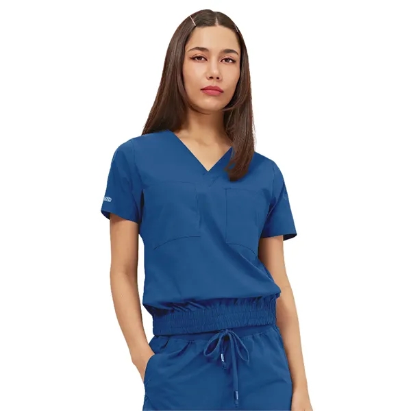 Parkley Quantum - Women's Two-Pocket LUNA Tuck Band V-Nec... - Parkley Quantum - Women's Two-Pocket LUNA Tuck Band V-Nec... - Image 6 of 9