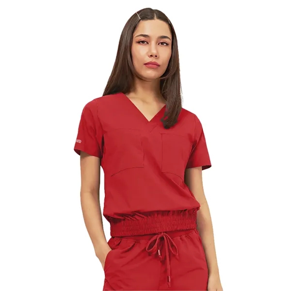 Parkley Quantum - Women's Two-Pocket LUNA Tuck Band V-Nec... - Parkley Quantum - Women's Two-Pocket LUNA Tuck Band V-Nec... - Image 7 of 9