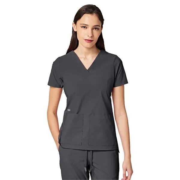 Parkley ABC - Women's Two-Pocket CRESSY V-Neck Top - Parkley ABC - Women's Two-Pocket CRESSY V-Neck Top - Image 4 of 16