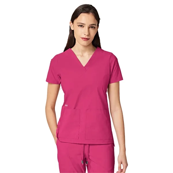 Parkley ABC - Women's Two-Pocket CRESSY V-Neck Top - Parkley ABC - Women's Two-Pocket CRESSY V-Neck Top - Image 9 of 16
