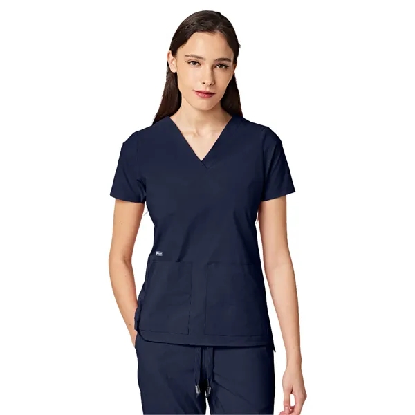 Parkley ABC - Women's Two-Pocket CRESSY V-Neck Top - Parkley ABC - Women's Two-Pocket CRESSY V-Neck Top - Image 13 of 16