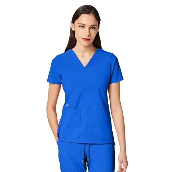 Parkley ABC - Women's Two-Pocket CRESSY V-Neck Top - Parkley ABC - Women's Two-Pocket CRESSY V-Neck Top - Image 14 of 16