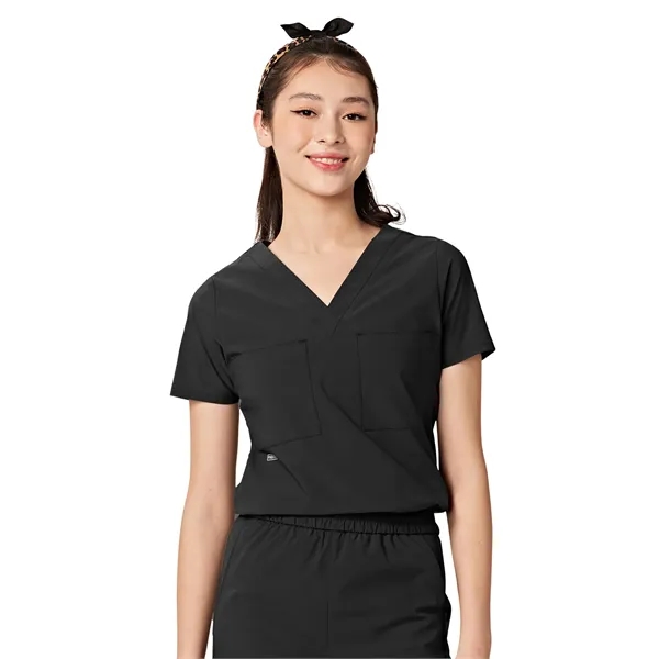 Parkley ABC - Women's Two-Pocket Tuck Band VALENCIA V-Nec... - Parkley ABC - Women's Two-Pocket Tuck Band VALENCIA V-Nec... - Image 0 of 13
