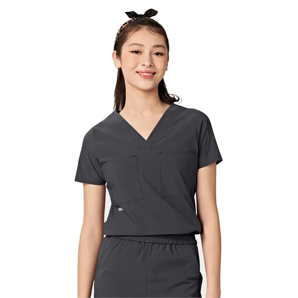 Parkley ABC - Women's Two-Pocket Tuck Band VALENCIA V-Nec... - Parkley ABC - Women's Two-Pocket Tuck Band VALENCIA V-Nec... - Image 4 of 13