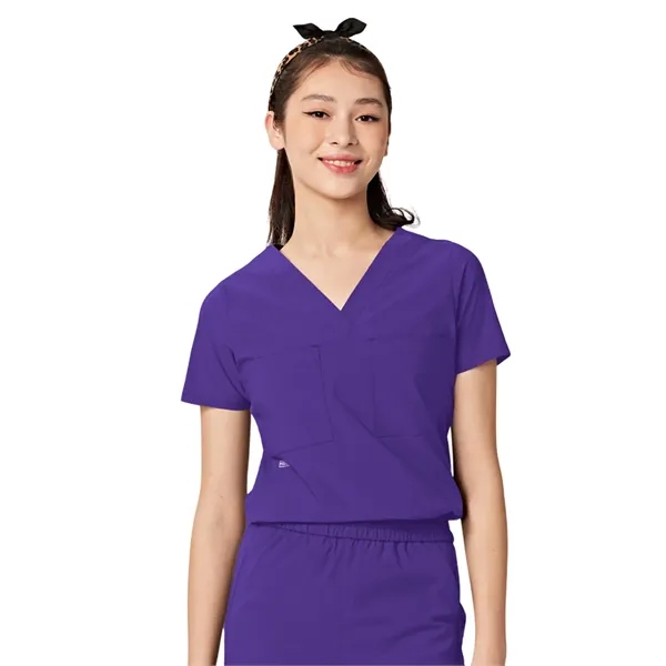 Parkley ABC - Women's Two-Pocket Tuck Band VALENCIA V-Nec... - Parkley ABC - Women's Two-Pocket Tuck Band VALENCIA V-Nec... - Image 6 of 13