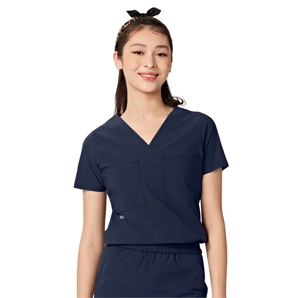 Parkley ABC - Women's Two-Pocket Tuck Band VALENCIA V-Nec... - Parkley ABC - Women's Two-Pocket Tuck Band VALENCIA V-Nec... - Image 12 of 13