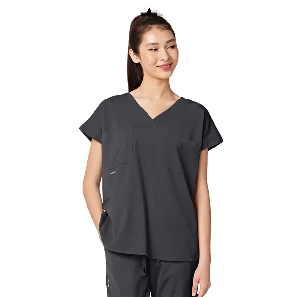 Parkley ABC - Women's Oversized Two-Pocket Dolman REMY V-... - Parkley ABC - Women's Oversized Two-Pocket Dolman REMY V-... - Image 3 of 9