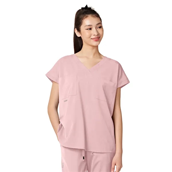 Parkley ABC - Women's Oversized Two-Pocket Dolman REMY V-... - Parkley ABC - Women's Oversized Two-Pocket Dolman REMY V-... - Image 7 of 9