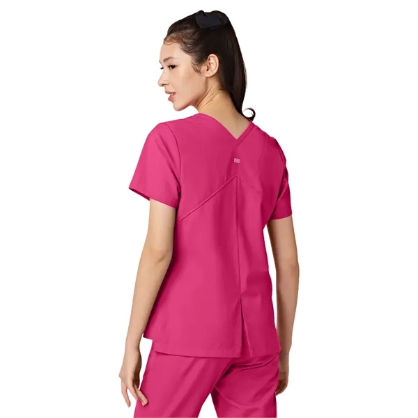 Parkley ABC - Women's Two-Pocket TESS Mandarin Mock Wrap Top - Parkley ABC - Women's Two-Pocket TESS Mandarin Mock Wrap Top - Image 4 of 9
