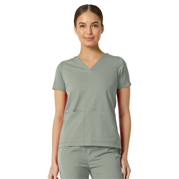 Parkley Kinetic - Women's Two-Pocket ASTRID V-Neck Top - Parkley Kinetic - Women's Two-Pocket ASTRID V-Neck Top - Image 3 of 11