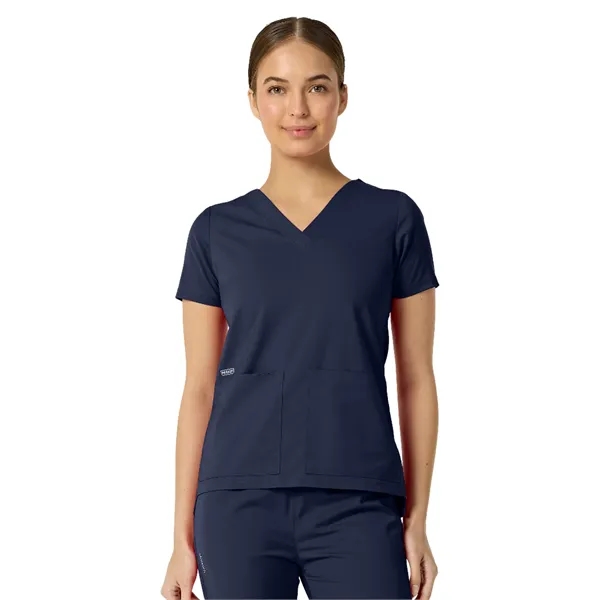 Parkley Kinetic - Women's Two-Pocket ASTRID V-Neck Top - Parkley Kinetic - Women's Two-Pocket ASTRID V-Neck Top - Image 7 of 11